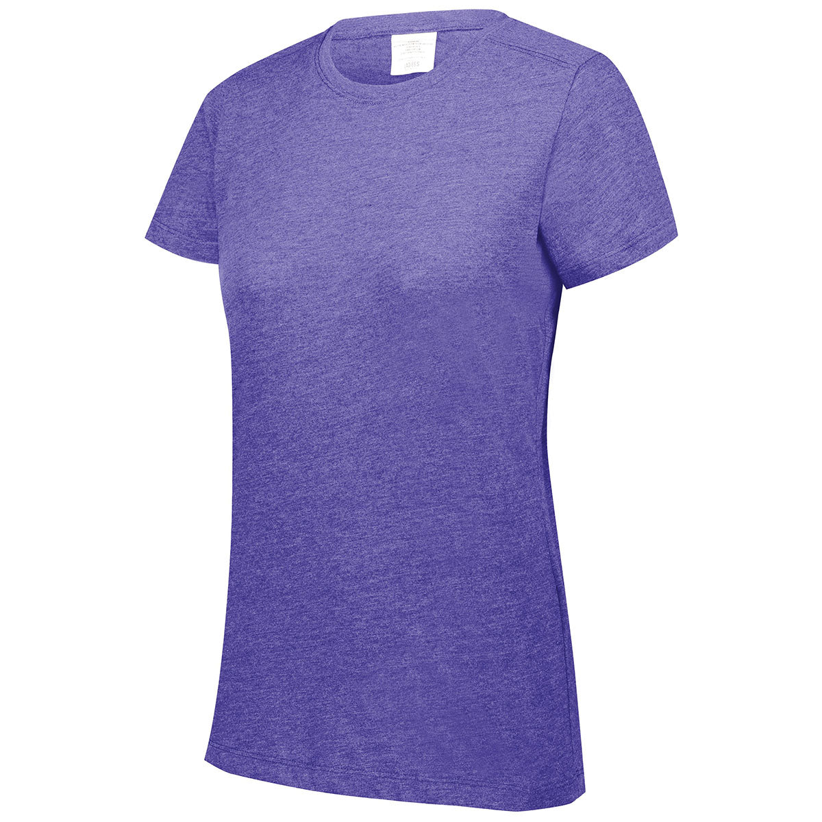 Augusta Sportswear Women's Stunning Purple Heather Tri-Blend Tee - A Must-Have!