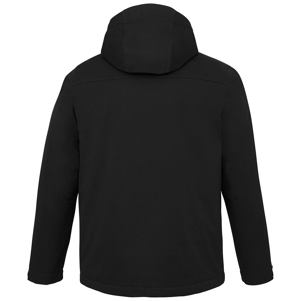 Elevate Men's Black Lena Eco Water-Repellent Insulated Hooded Jacket: Your Ultimate Cold-Weather Companion