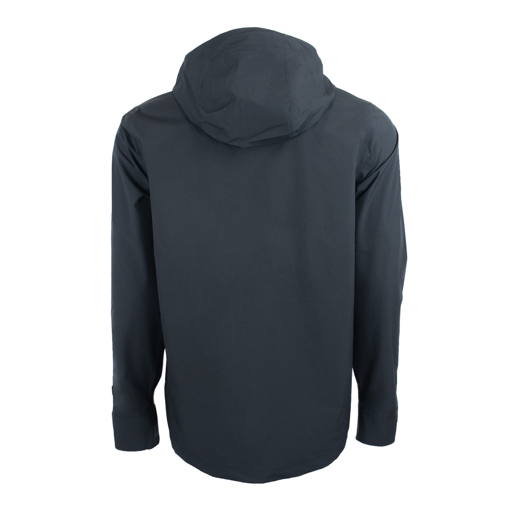 Zusa Men's Stylish Black North Shore Rain Jacket - The Ultimate Weather Defender