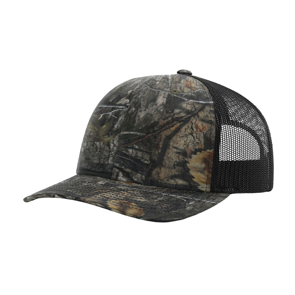 Richardson Mossy Oak Country DNA/Black Printed Trucker Cap - Stunning Outdoor Style