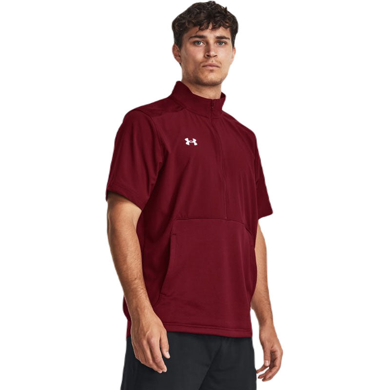 Under Armour Men's Cardinal/White Motivate 2.0 Short Sleeve - Ideal Promotional Tee