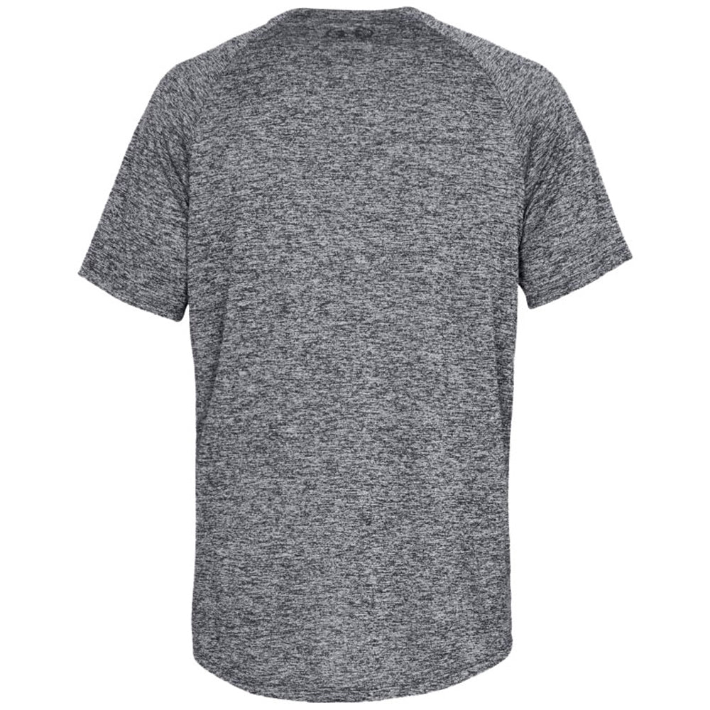 Under Armour Men's Black Heather Tech 2.0 Short Sleeve Athletic Tee
