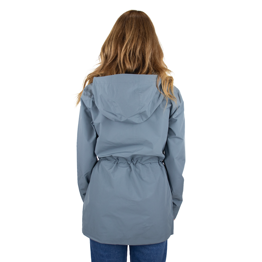 Zusa Women's Charcoal North Shore Rain Jacket - A Sustainable Fashion Statement