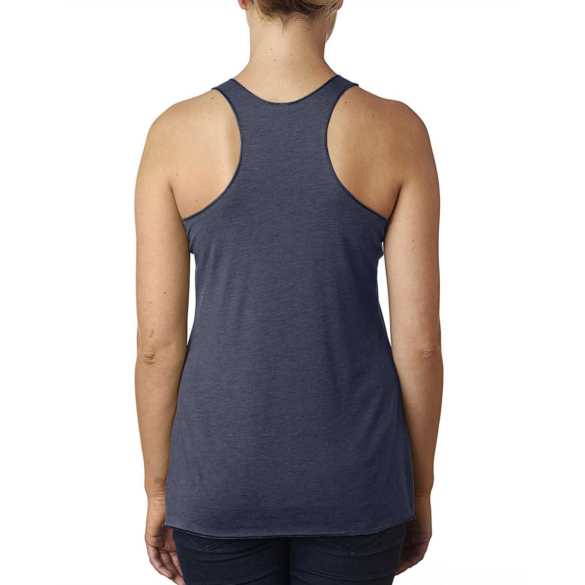 Next Level Women's Stunning Indigo Triblend Racerback Tank