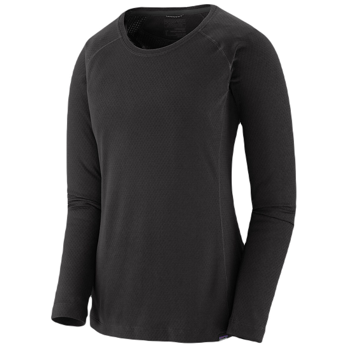 Patagonia Women's Stunning Black Capilene Midweight Crew - A Must-Have for Adventure Seekers!