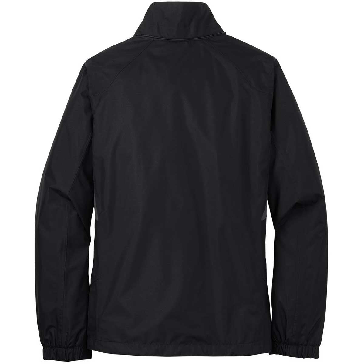 Eddie Bauer Women's Stylish Black/Steel Grey Rain Jacket