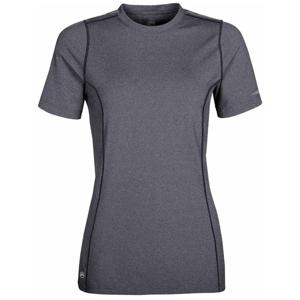 Stormtech Women's Navy Melange Lotus H2X-Dry Short Sleeve Tee: The Ultimate Active Tee
