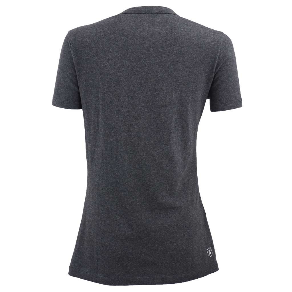 Zusa Women's Stunning Black Heather Peachy Tee