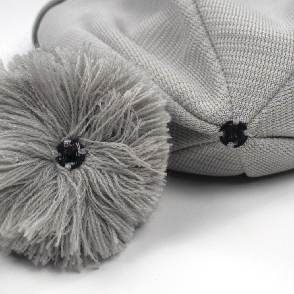 Zusa Light Grey Hyland Knit Beanie - A Sustainable Fashion Statement