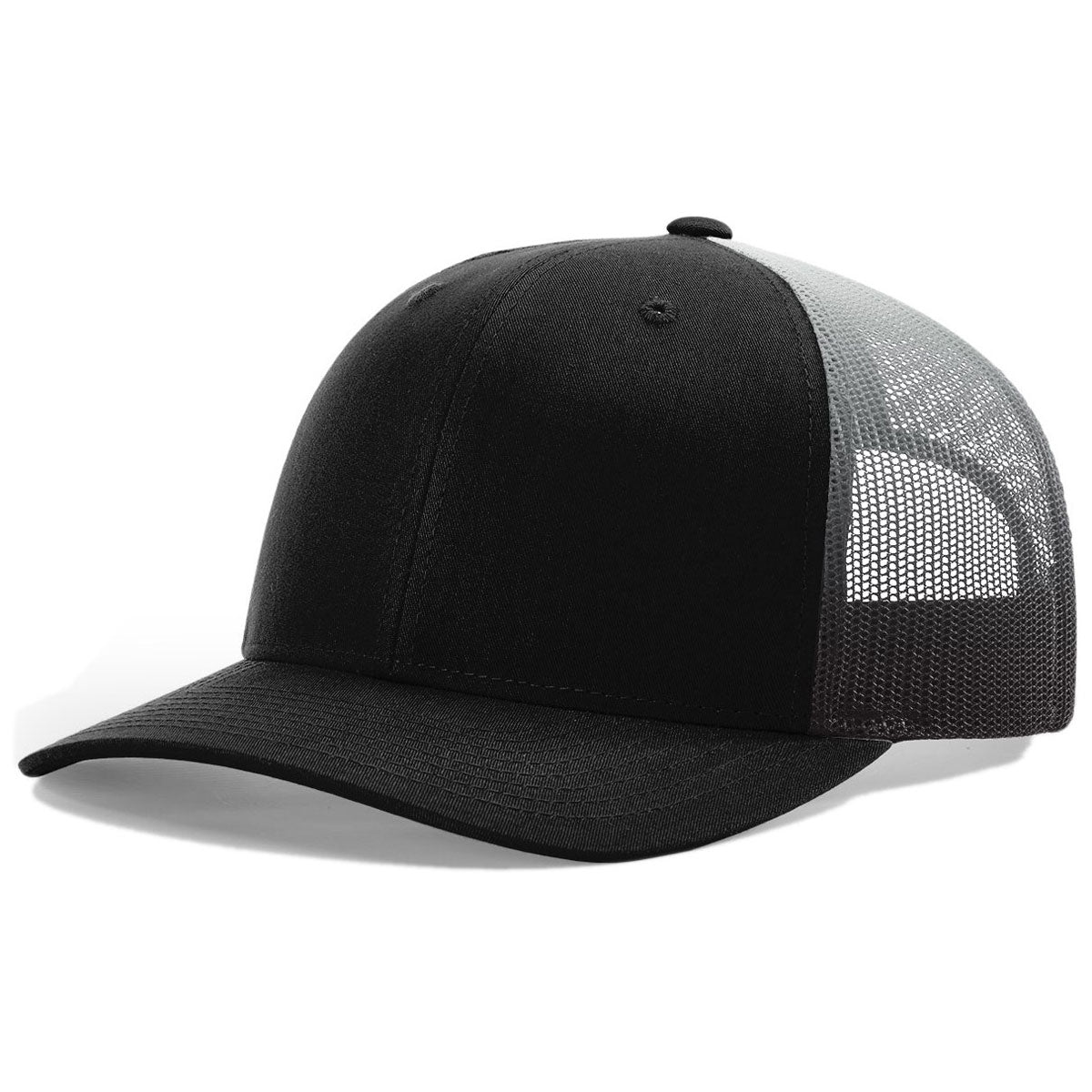 Richardson Stunning Black/White Fade Printed Mesh Trucker Hat - A Must - Have for Outdoor Enthusiasts