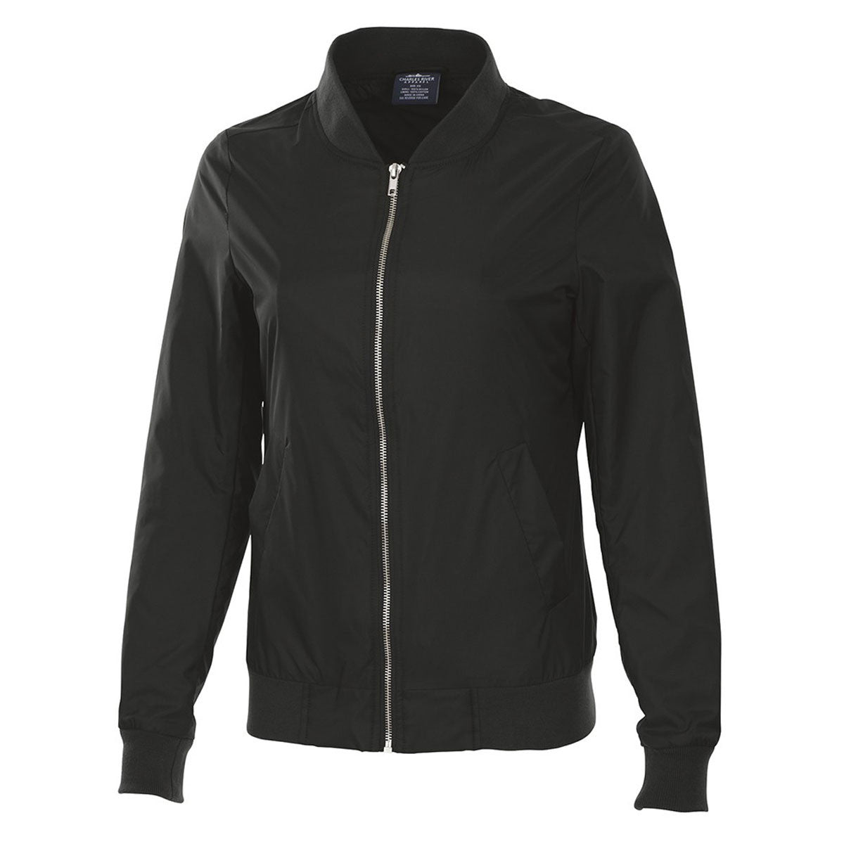 Charles River Women's Stylish Black Boston Flight Jacket
