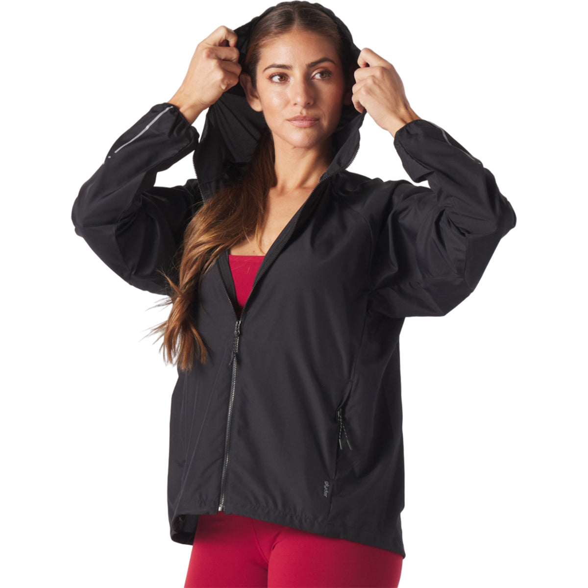 Glyder Women's Stylish Black Trek Windbreaker - A Must-Have!