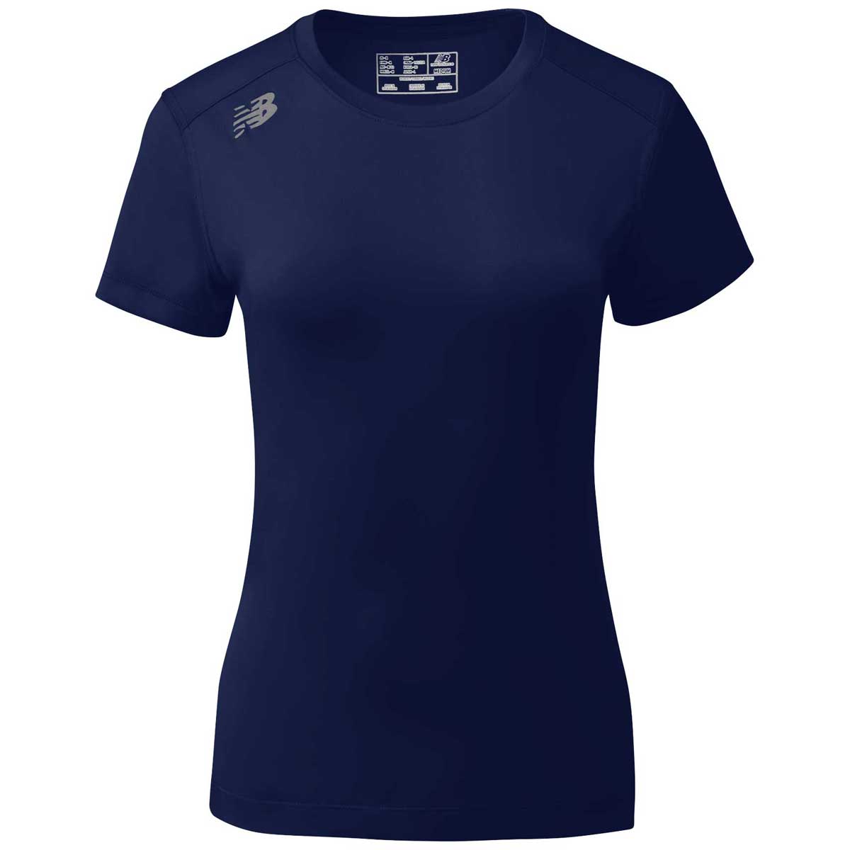 New Balance Women's Navy Short Sleeve Tech Tee: A Must - Have for Active Women