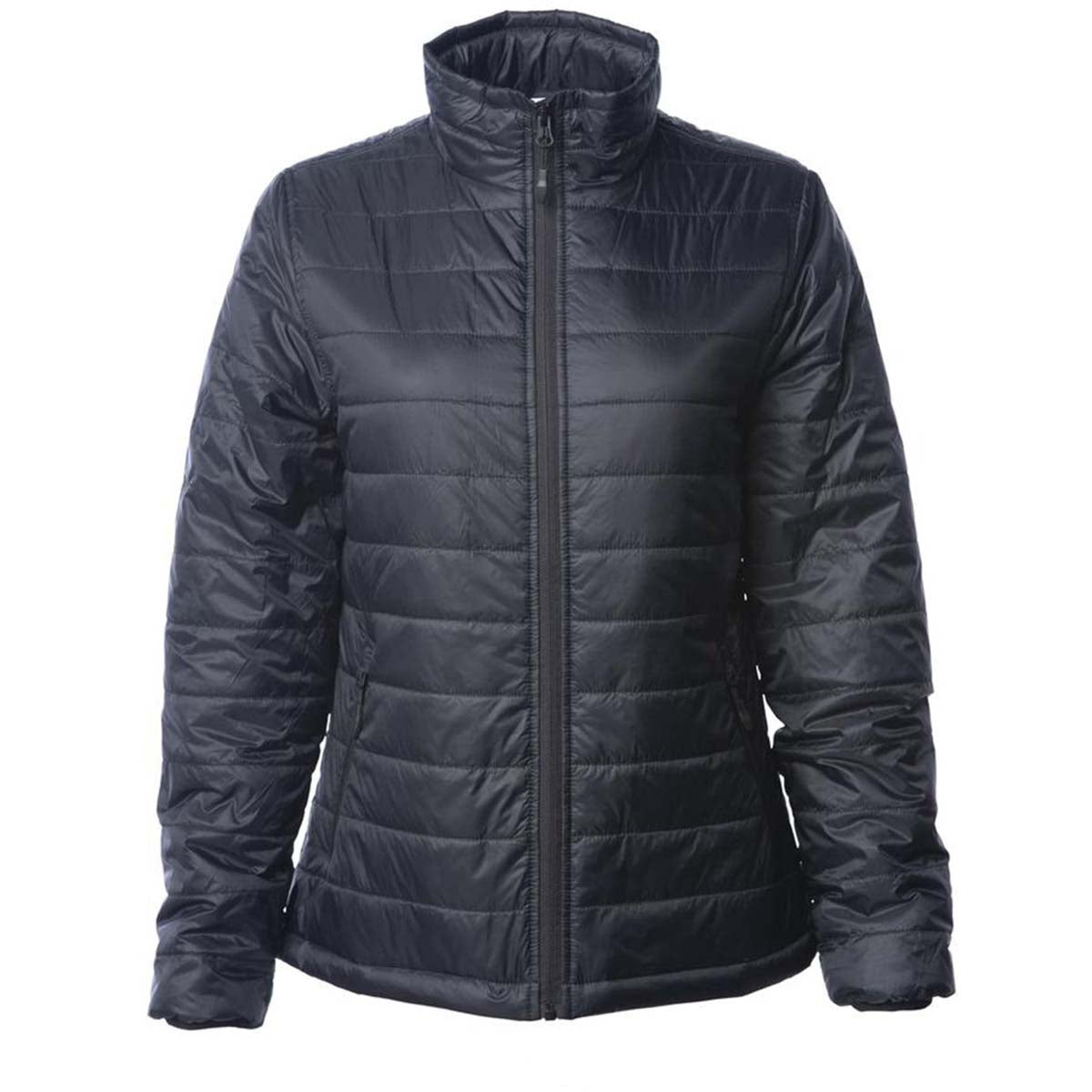 Independent Trading Co. Women's Stylish Black Puffer Jacket - A Must-Have!