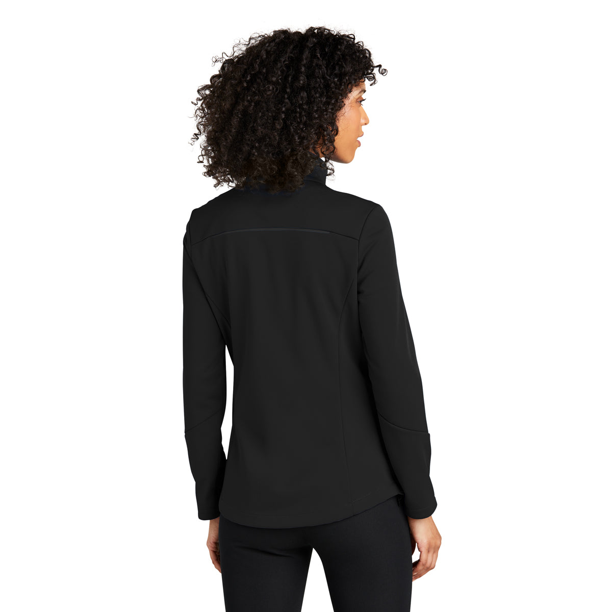 Port Authority Women's Stunning Deep Black Collective Tech Soft Shell Jacket