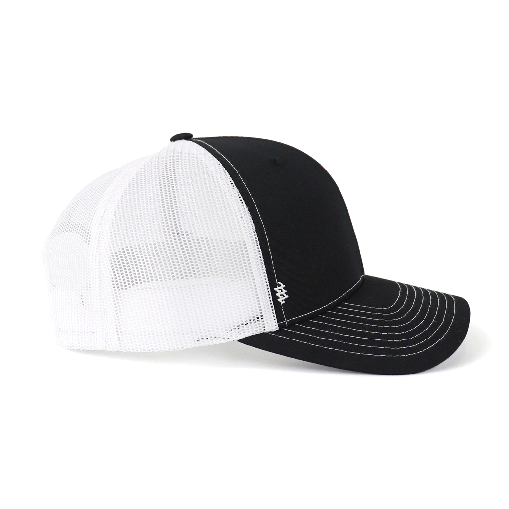 Zusa Black/White Open Road Trucker Cap - The Ultimate Sustainable Headwear
