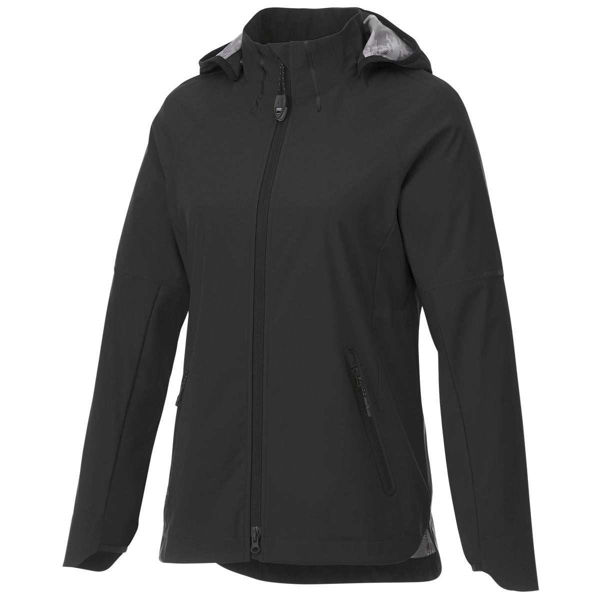 Elevate Women's Stylish Black Oracle Softshell Jacket