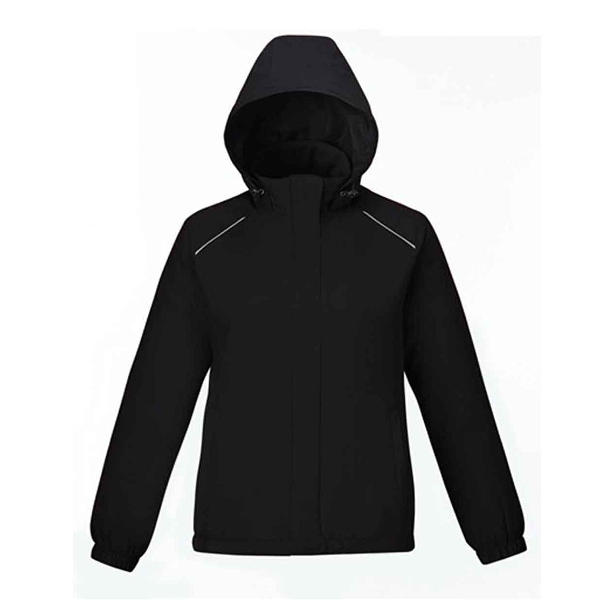 Core 365 Women's Stylish Black Brisk Insulated Jacket - Stay Warm in Style!