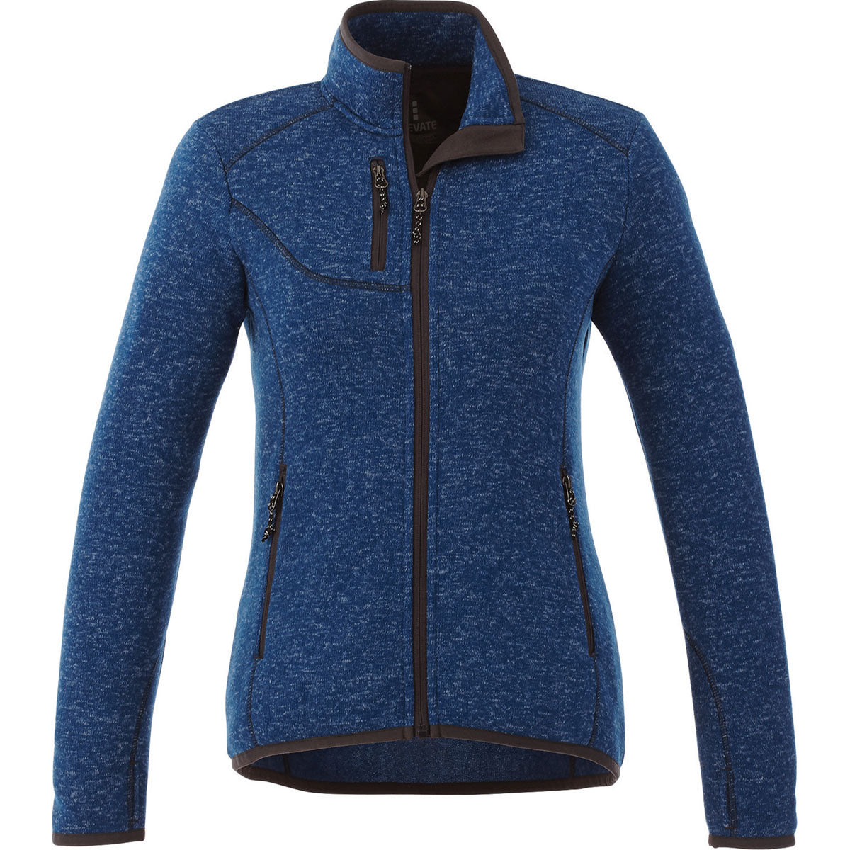 Elevate Women's Metro Blue Heather Tremblant: The Ultimate Knit Jacket