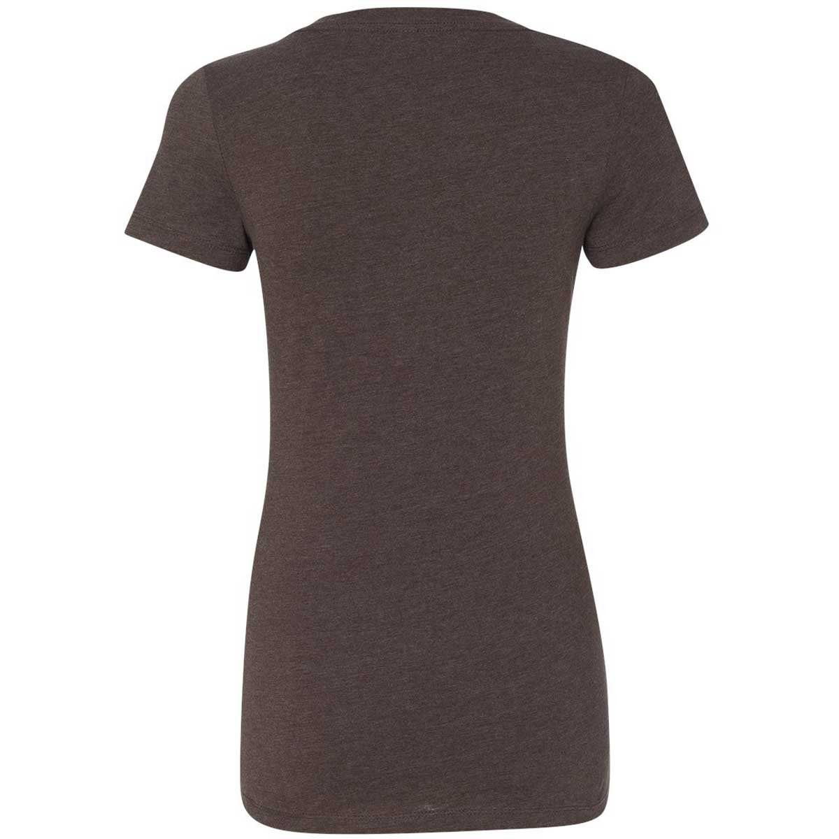 Next Level Women's Stunning Espresso CVC Deep V Tee