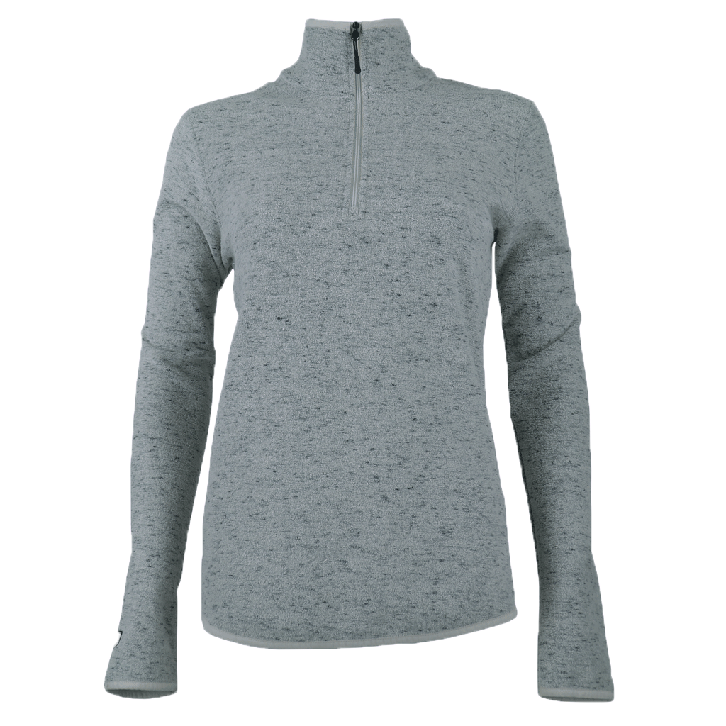 Zusa Women's Sage-Grey Heather Chilly Fleece Quarter Zip: The Ultimate Fall & Winter Layer