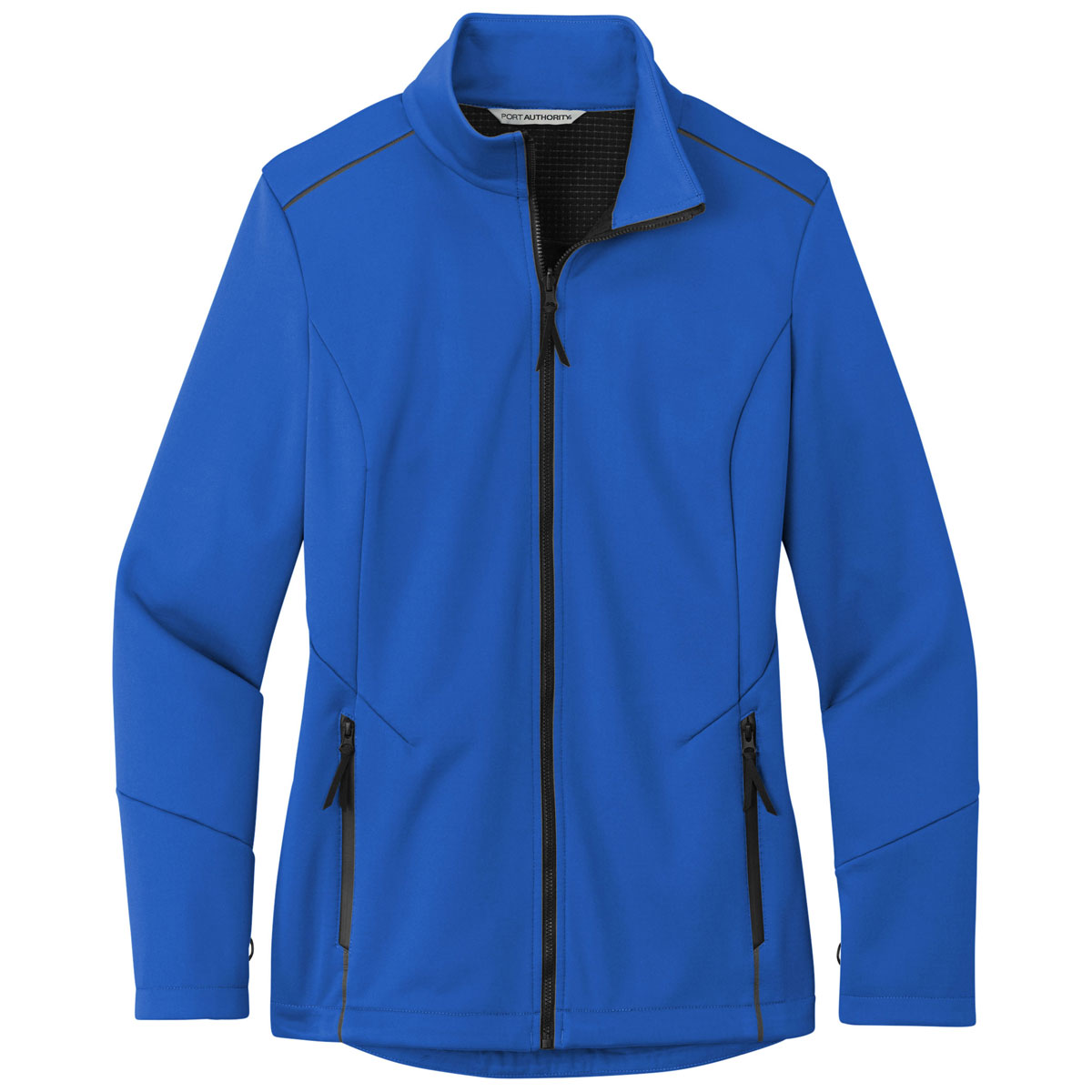 Port Authority Women's True Royal Tech Soft Shell Jacket - A Fashionable Statement