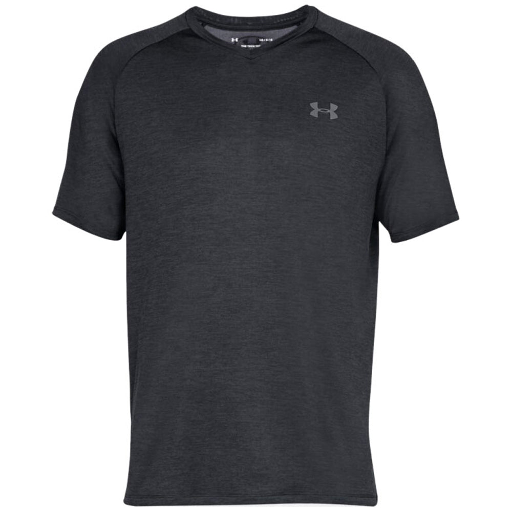 Under Armour Men's Stunning Black Tech 2.0 V-Neck - A Must-Have!