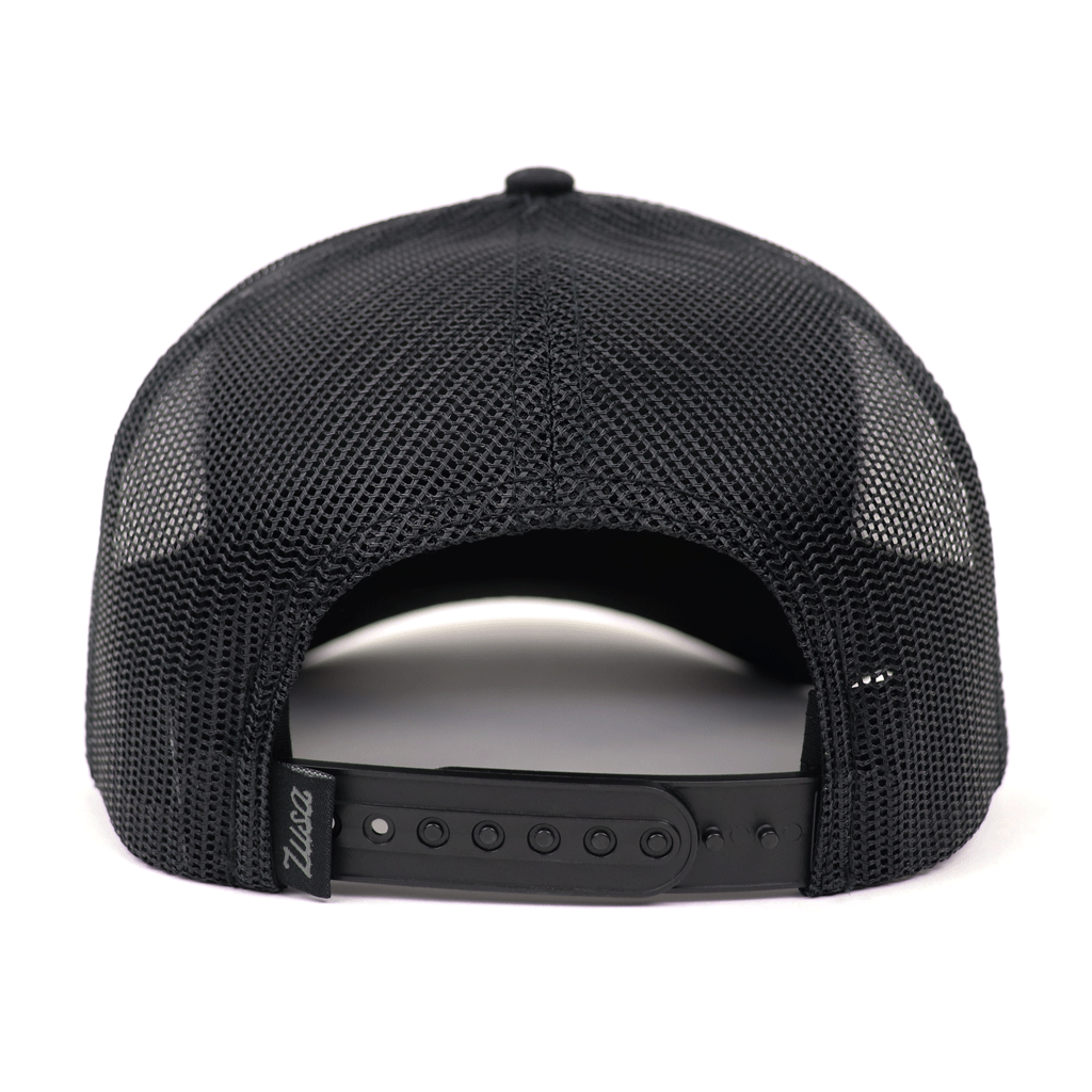 Zusa Black/Black Open Road Trucker Cap: The Ultimate Eco-Friendly Headwear