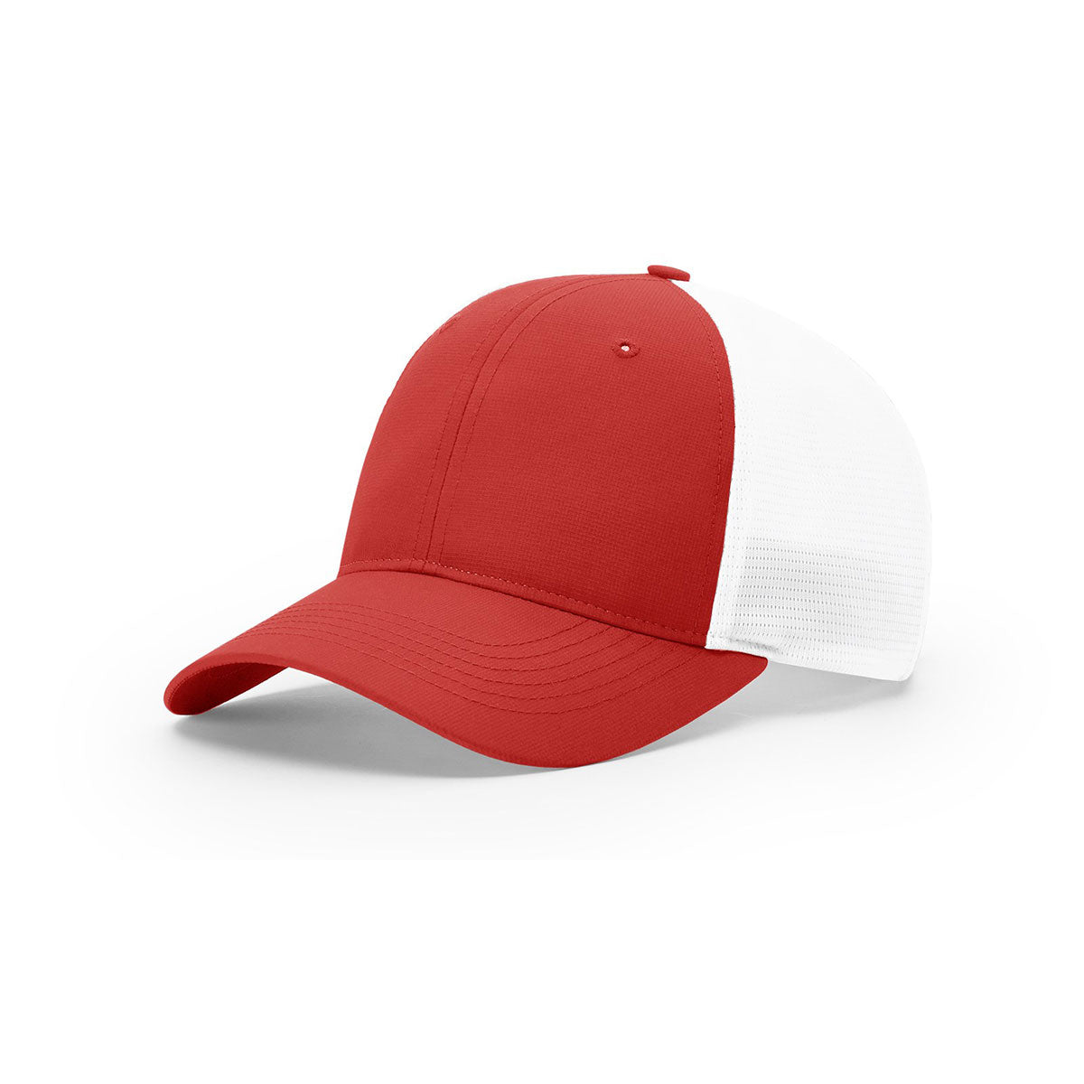 Richardson Red/White Active Lifestyle Tech Mesh Cap - Customizable for Your Brand
