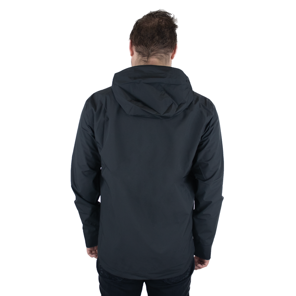 Zusa Men's Stylish Black North Shore Rain Jacket - The Ultimate Weather Defender