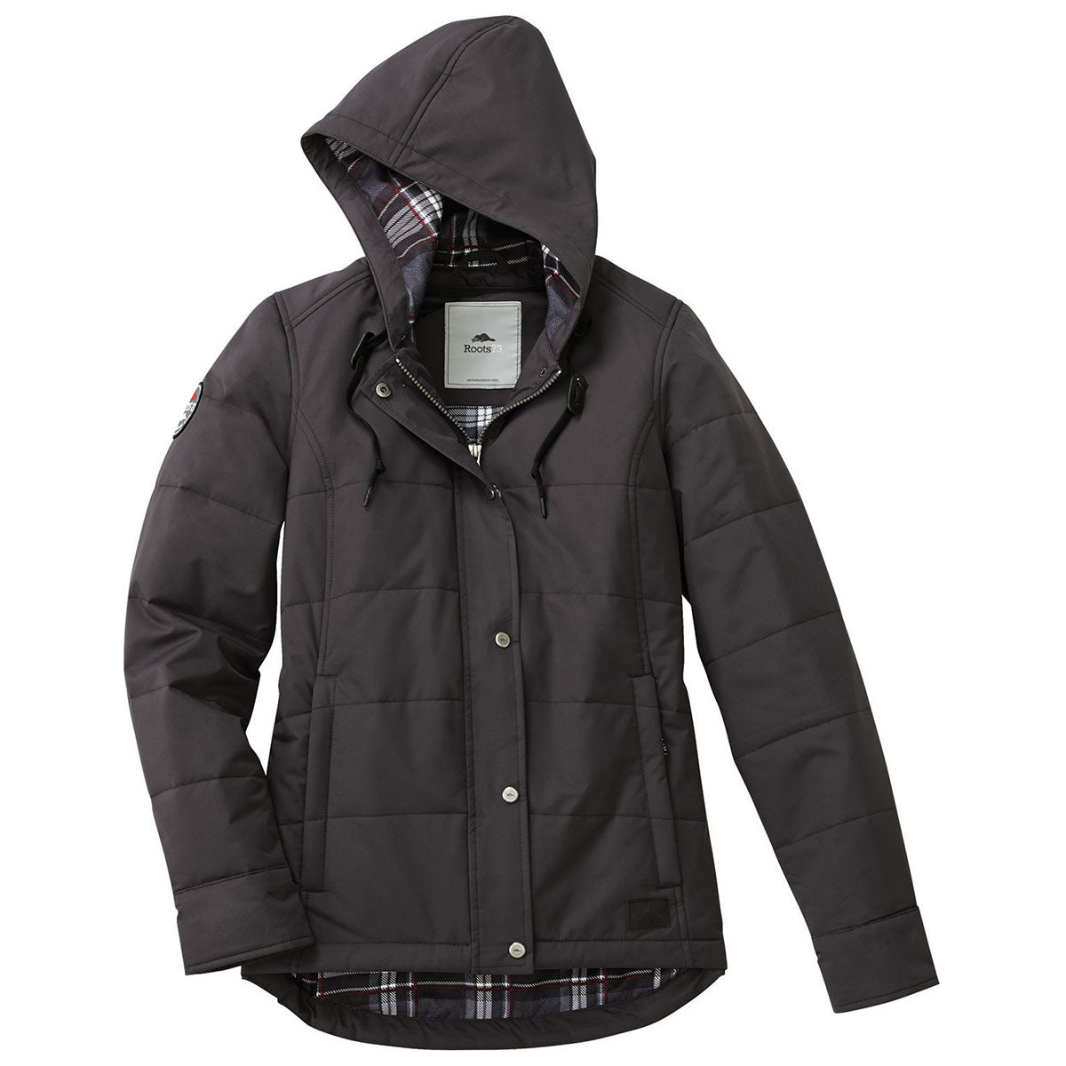 Roots73 Women's Fashionable Grey Smoke Gravenhurst Insulated Jacket