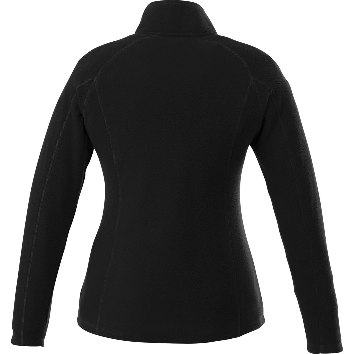 Elevate Women's Stylish Black Rixford Polyfleece Jacket - A Must-Have!