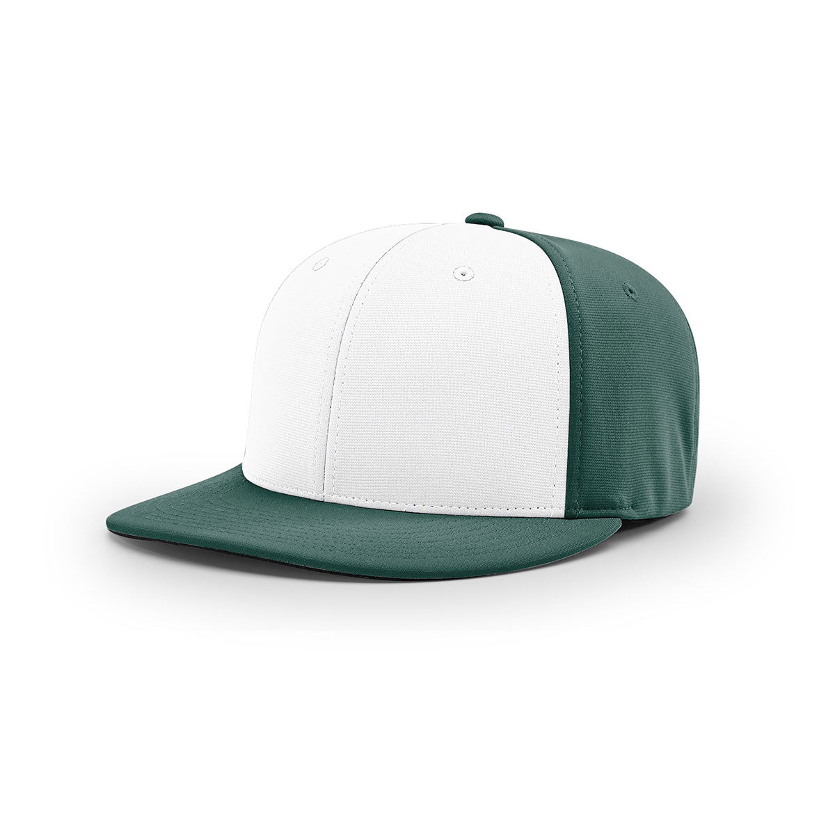 Richardson White/Dark Green Performance Team Pulse R-Flex Cap: Ideal for Summer