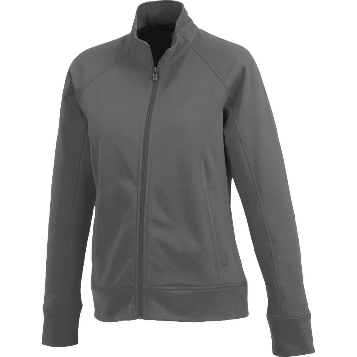 Elevate Women's Stylish Grey Storm Okapi Knit Jacket