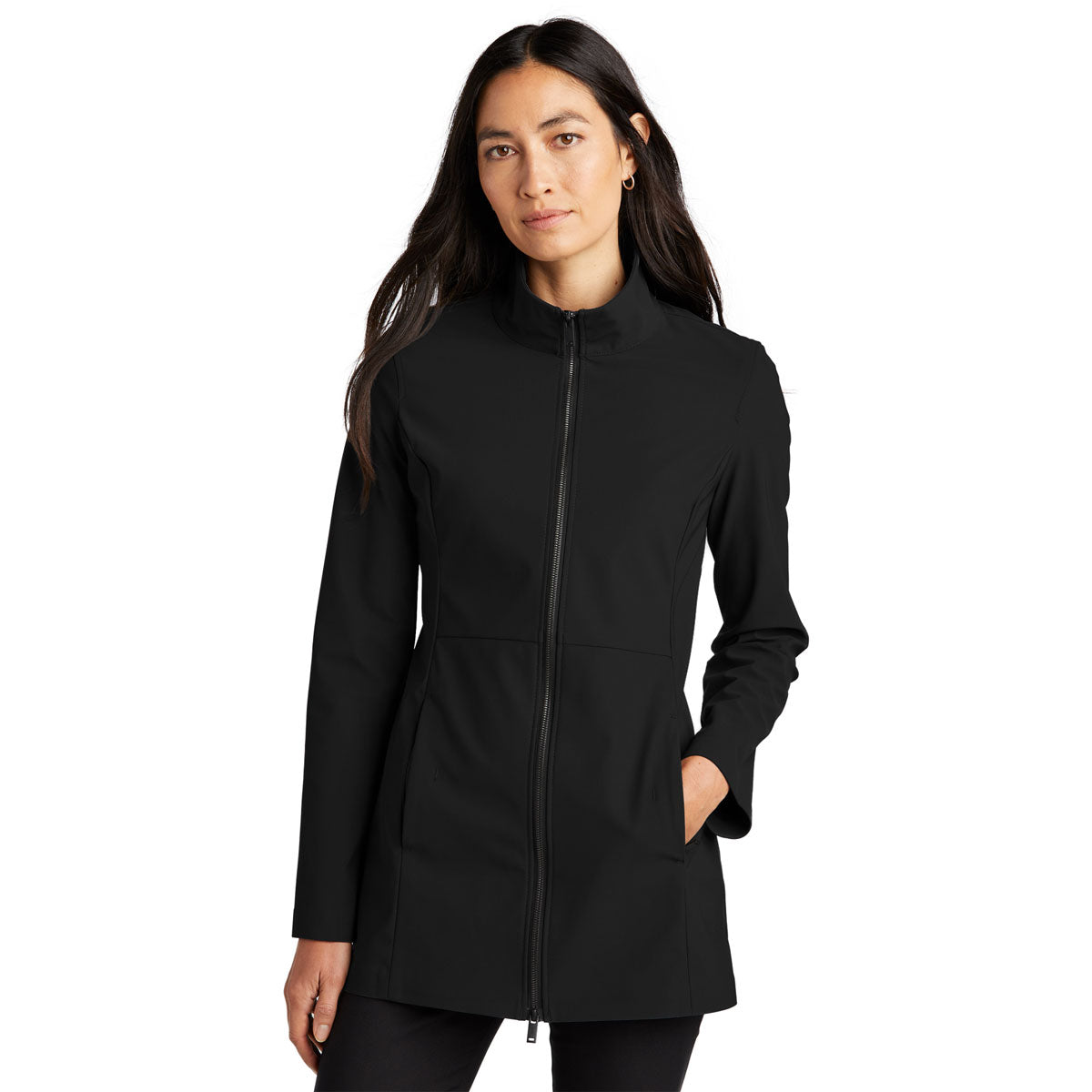 Mercer+Mettle Women's Stunning Deep Black Faille Soft Shell
