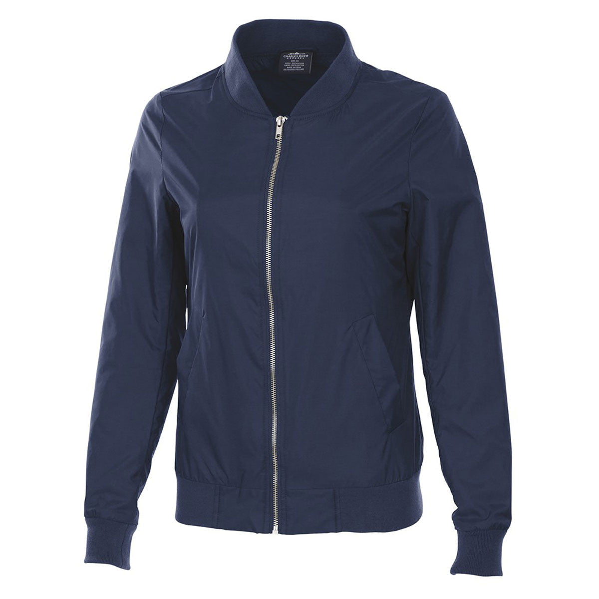 Charles River Women's Navy Boston Flight Jacket - A Stylish Essential