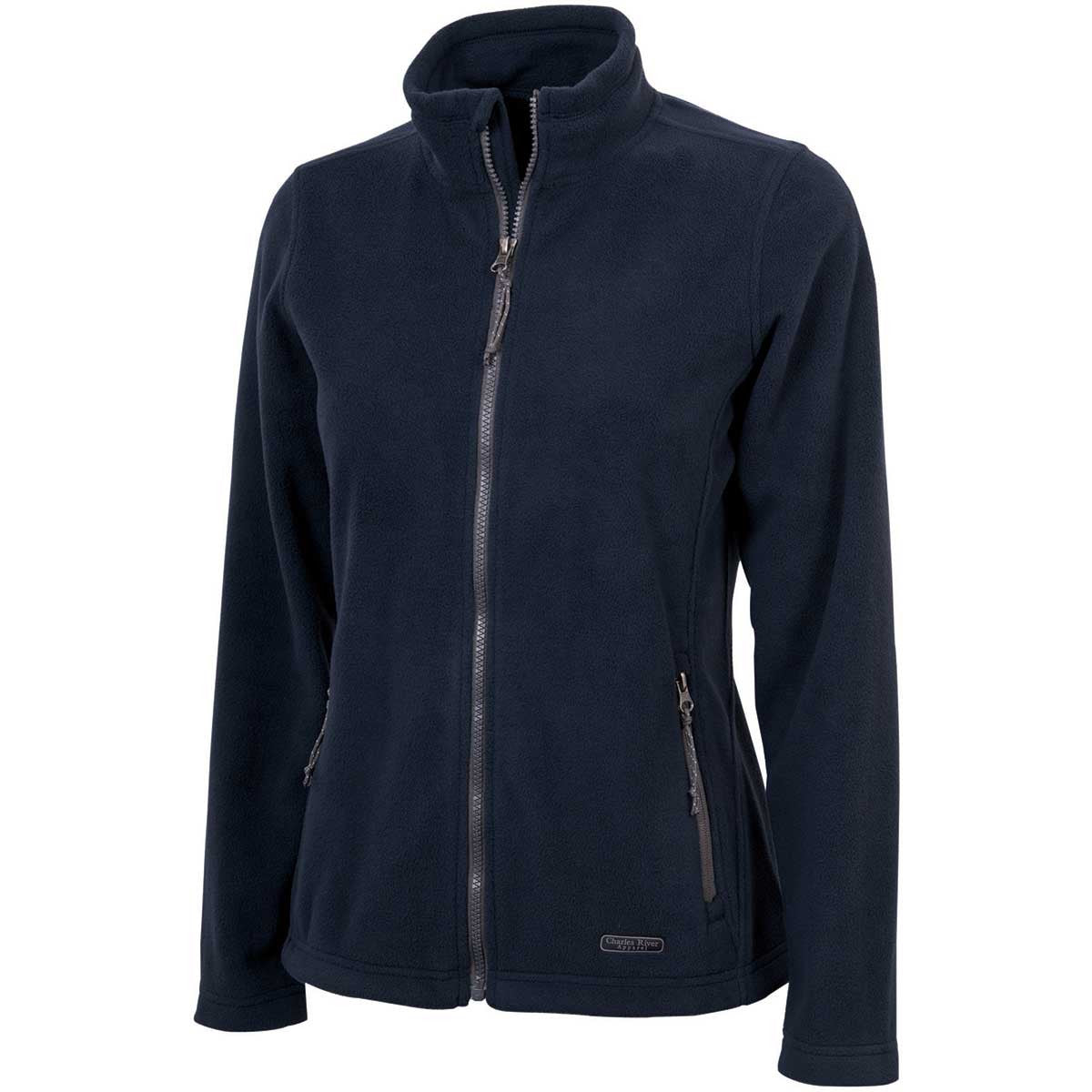Charles River Women's Navy Boundary Luxurious Fleece Jacket