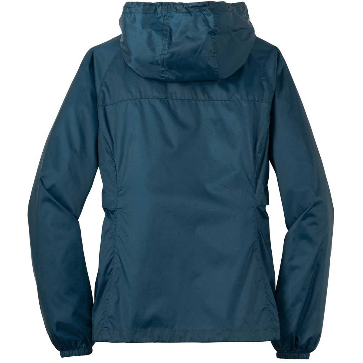 Eddie Bauer Women's Stunning Adriatic Blue Packable Wind Jacket