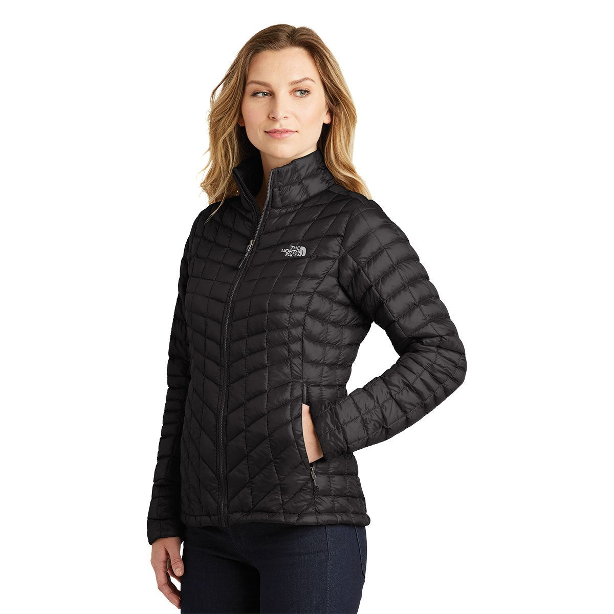 The North Face Women's Stunning Matte Black Thermoball Trekker Jacket