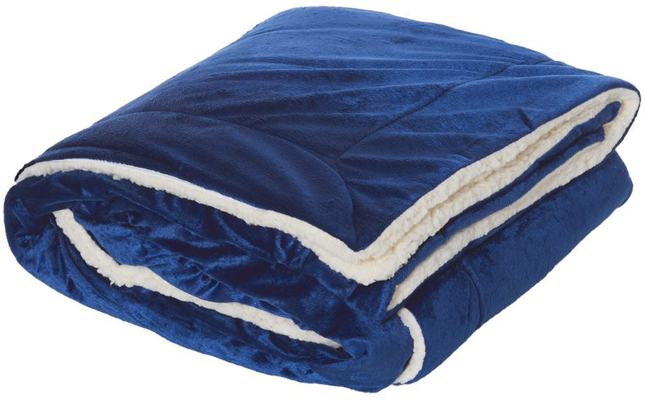 Cozy Alpine Oversized Mink Sherpa Fleece Blanket - Your Ultimate Comfort Companion