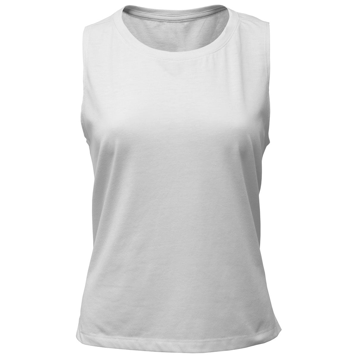 BAW Women's Stunning White High Low Tank
