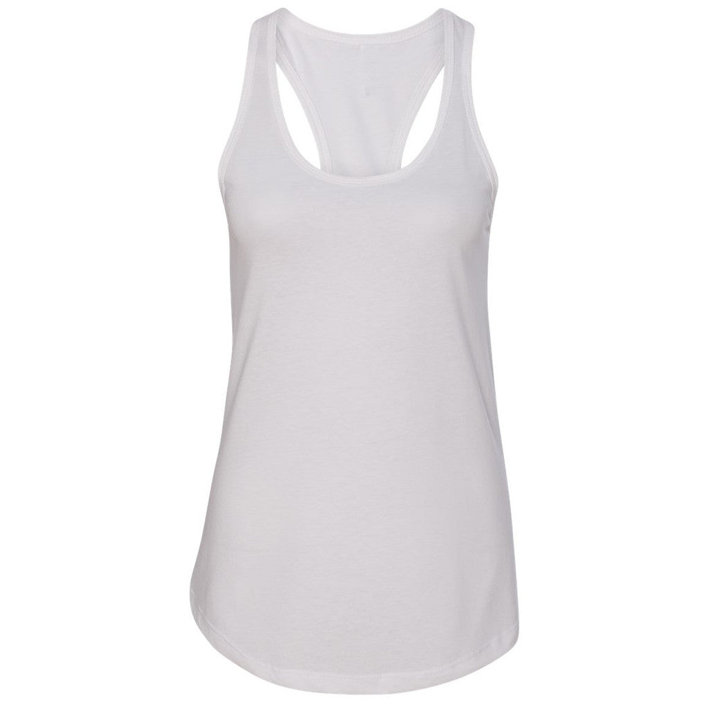 Next Level Women's Stunning White Ideal Racerback Tank