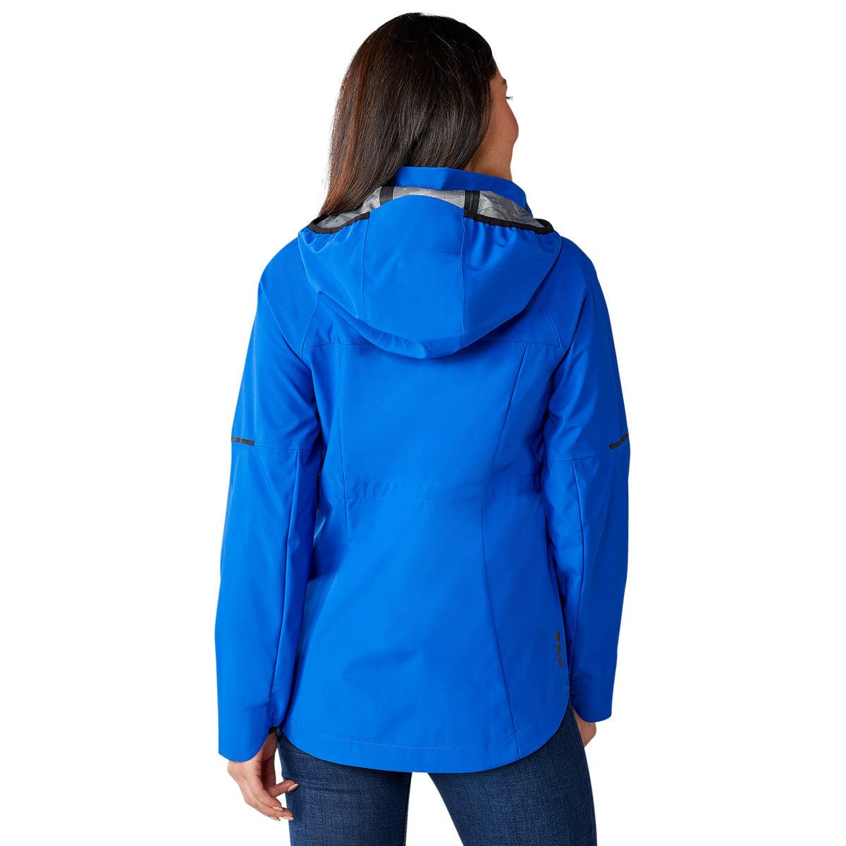 Elevate Women's Royal Oracle Softshell Jacket - A Fashionable Weather Shield