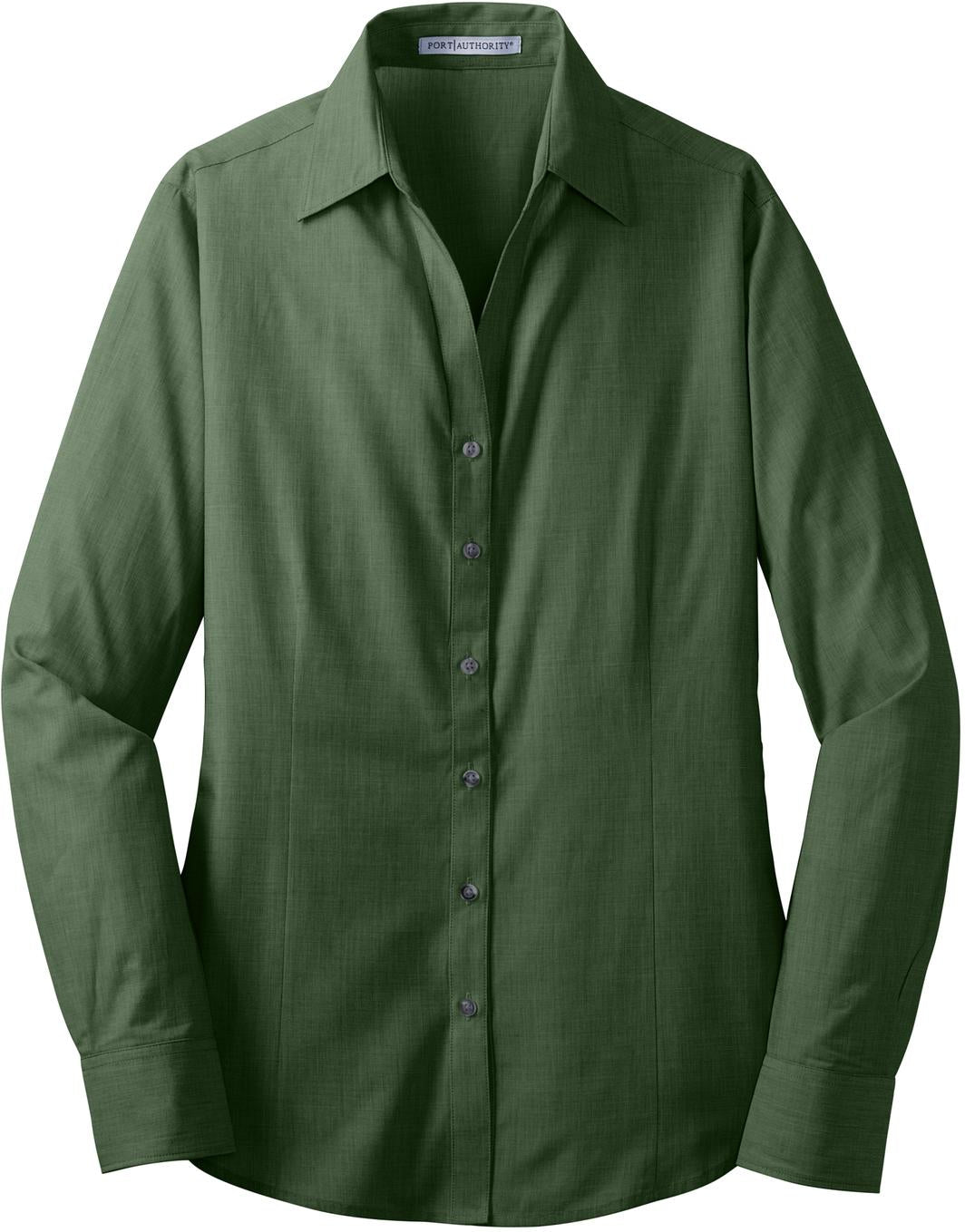 Don't Miss! Port Authority Ladies' Crosshatch Easy-Care Shirt - On Closeout!
