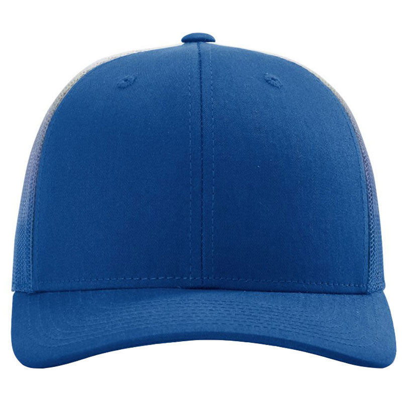 Richardson Royal/White Fade Printed Mesh Trucker Hat: A Stylish Outdoor Essential