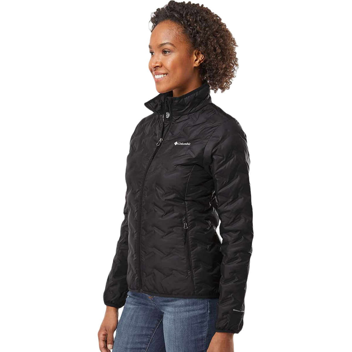 Columbia Women's Stunning Black Delta Ridge Down Jacket