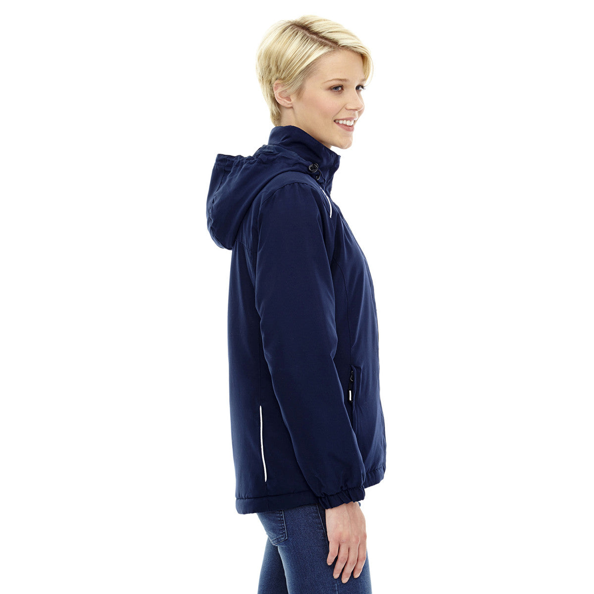 Core 365 Women's Navy Classic Brisk Insulated Jacket - Stay Warm in Style!