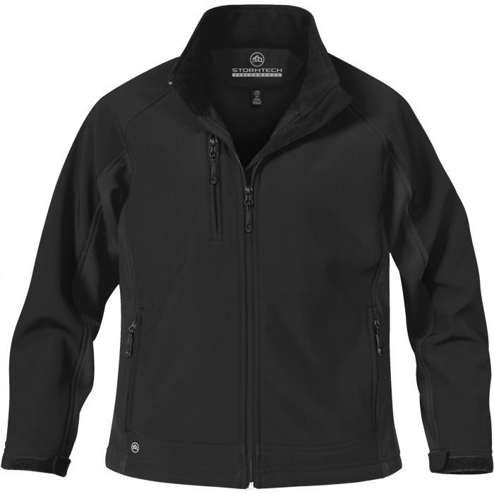 Stormtech Women's Stylish Black Crew Bonded Shell - Your Weather-Ready Companion