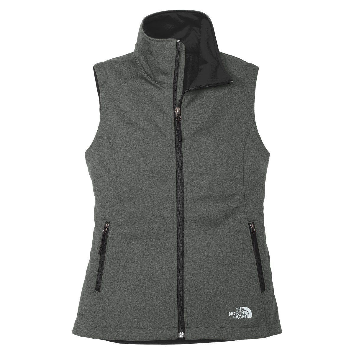 The North Face Women's Dark Grey Heather Ridgeline Soft Shell Vest - A Stylish and Functional Marketing Must-Have