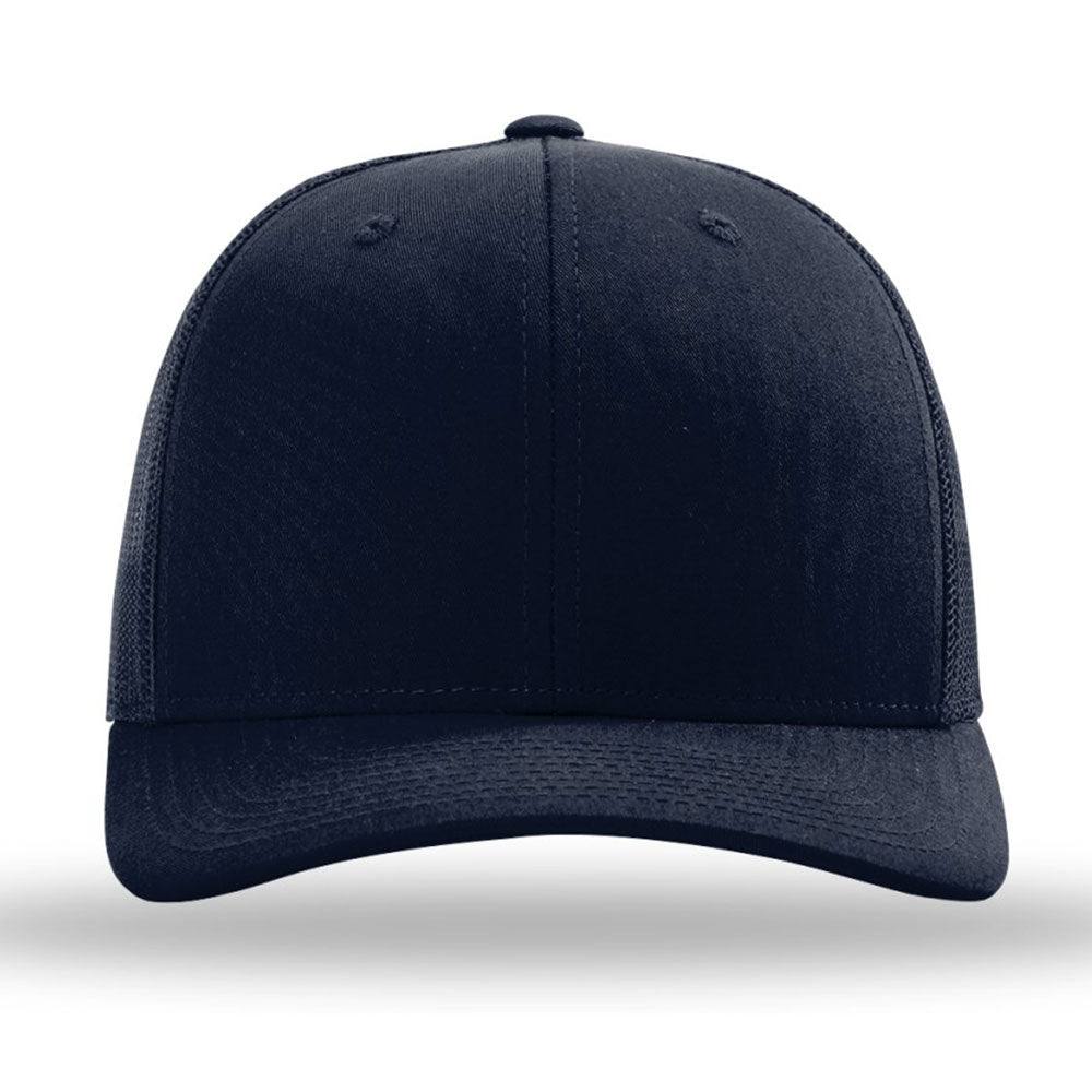 Richardson Navy Eco-Friendly Recycled Trucker Cap - A Customizable Style Statement